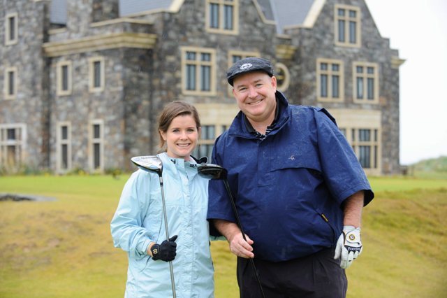 2008 Father-daughter winners James and Katie Layden