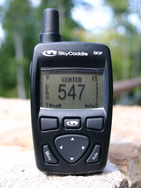 SkyCaddie closeup