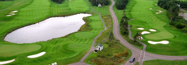 Links at Crowbush Cove: Aerial view