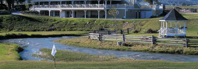 Gypsum Creek GC: #18 & clubhouse