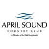 White and Blue at April Sound Country Club Logo