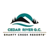 The Cedar River at Shanty Creek Logo