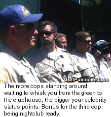Cops - Lake Tahoe - Celebrity Golf tournament - police officers