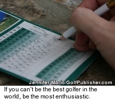 Enthusiastic Golfer