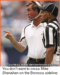 Mike Shanahan - Denver Broncos coach