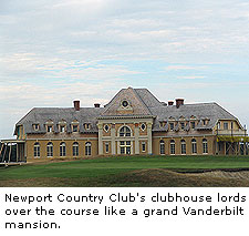 Newport Country Club's clubhouse