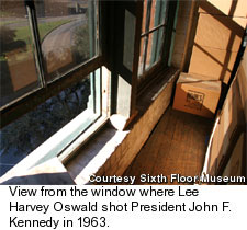 Sixth Floor Museum - View from window