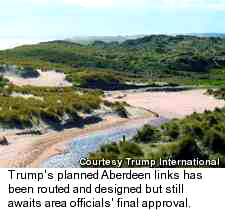 Trump's Planned Aberdeen links