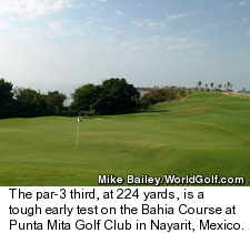 Bahia Course at Punta Mita Golf Club - Hole 3