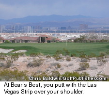 Bear's Best Course - Las Vegas strip views