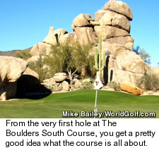 Boulders South Course - Hole 1