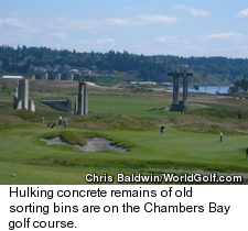 Chambers Bay Golf Course - Concrete Remains