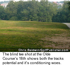 Cobb's Creek Olde Course - Blind Tee Shot