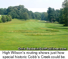 Cobb's Creek Olde Course - High Wilson's Routing