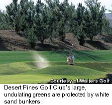 Desert Pines Golf Club - Sand Bunkers