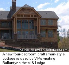 Ballantyne Resort golf course - craftsman lodge
