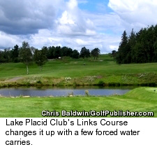 Lake Placid Club Links Course - Water Carries