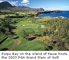 Poipu Bay on Kauai Island