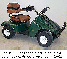 Solo rider cart