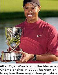 Mercedes championship tiger woods #7