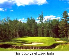 The 201-yard 13th hole