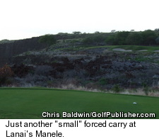 The Challenge at Manele Golf Course - Forced Carry