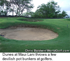 Dunes at Maui Lani Golf Course - Bunkers