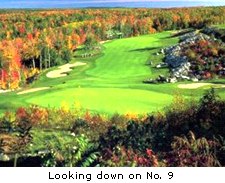 Looking down on No. 9