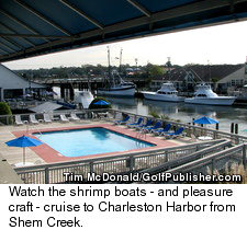 Shem Creek Inn - Shrimp Boats - Pleasure Craft