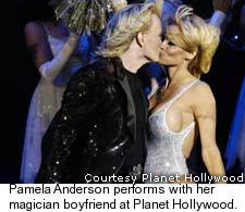 Pamela Anderson at Planet Hollywood