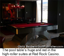 Red Rock Casino Resort - Suite Pool Table