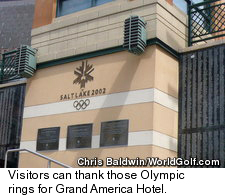 Salt Lake City - 2002 Winter Olympics rings