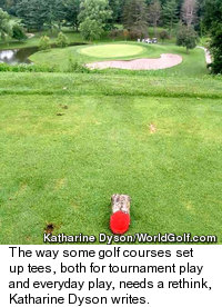 Forward Golf Tees