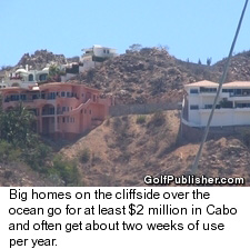Cabo, Mexico homes on clifffside