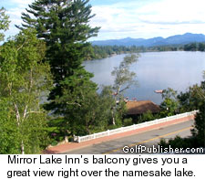 Mirror Lake Inn - Balcony View