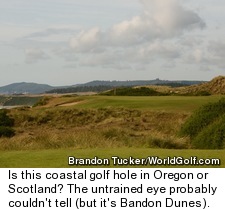 Bandon Dunes golf course - hole 6