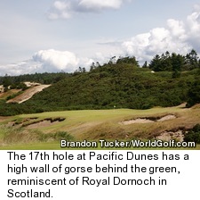 Pacific Dunes golf course - hole 17