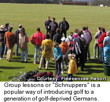Golf lessons at Fleesensee Resort