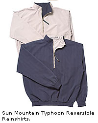 Sun Mountain Typhoon Reversible Rainshirts