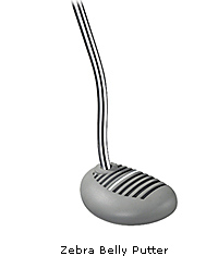 Zebra Belly Putter