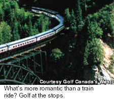 Canadian Rockies Golf Train