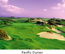 The incredible 13th hole at pacific Dunes