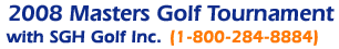 SGH Golf Inc - Call now: 1-800-284-8884